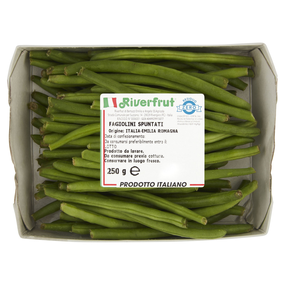 Fagiolini Spuntati In Vaschetta - Foto 1