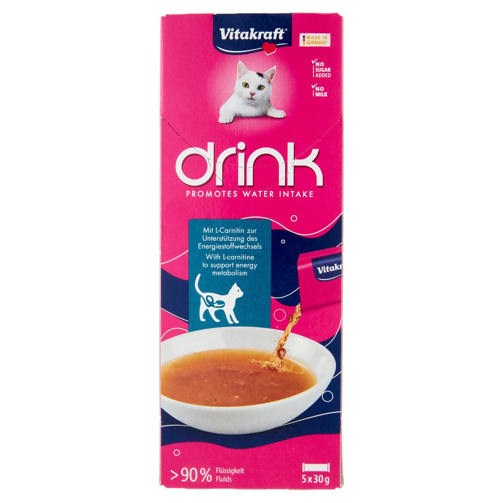 Snack Gatto Salmone E Carnitina Vitadrink - Foto 1