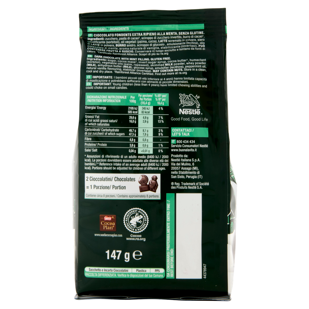 Personaggi Di Cioccolato Fondente Ripieno Alla Menta - Foto 3