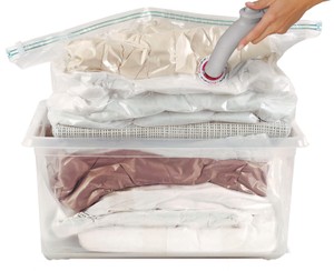 Contenitore Trasparente Con Sacco Sottovuoto 45 Lt - Foto 1