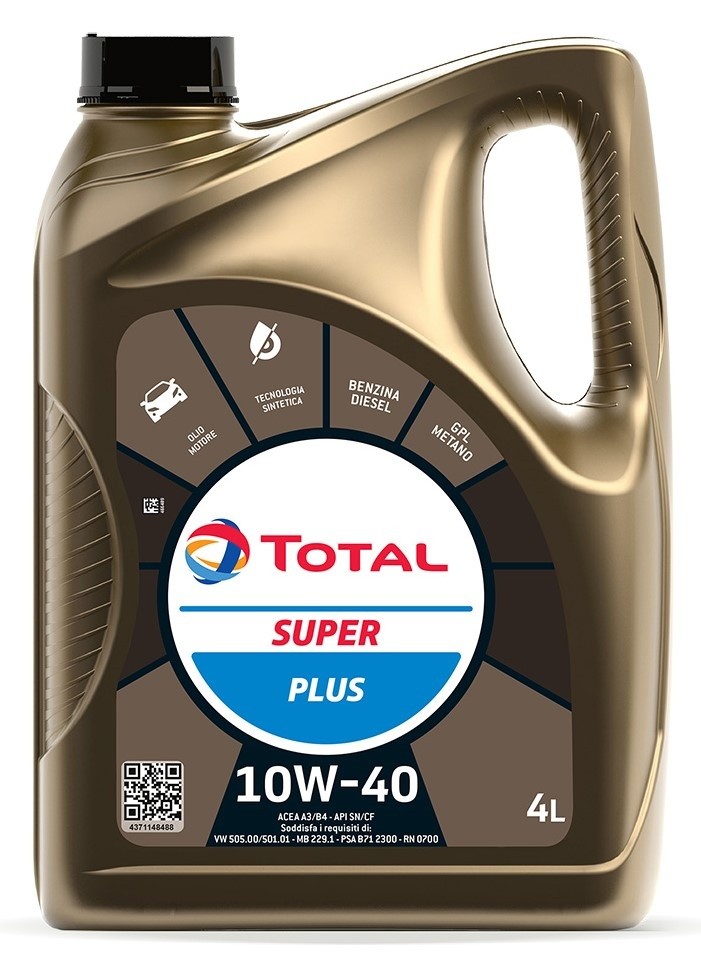 Olio Lubrificante Per Auto 10w40 4l Super Plus Total - Foto 1