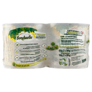 Piselli Medi Cotti Al Vapore 2x265g Bonduelle - Foto 3