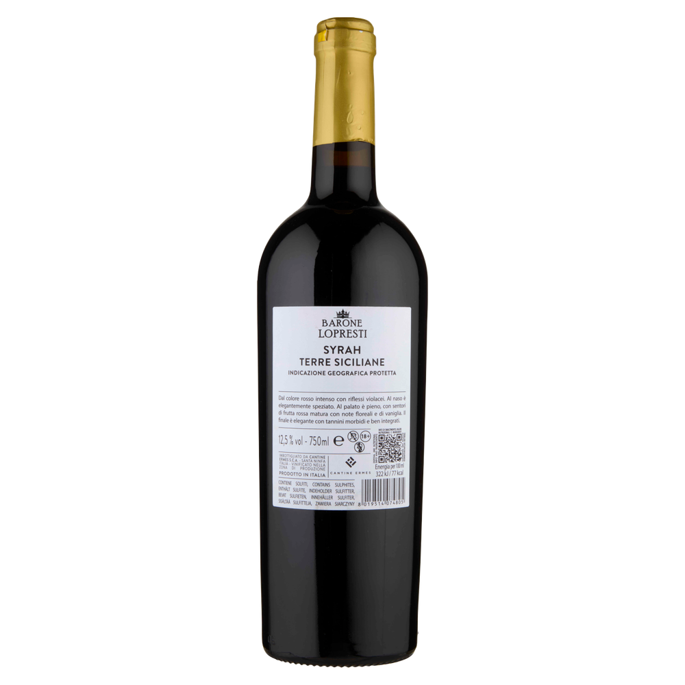 Syrah Igp Terre Siciliane Barone Lopresti - Foto 3