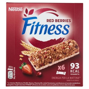 Barrette Red Berries Cereali Integrali E Frutti Rossi 6x23,5g Fitness - Foto 1