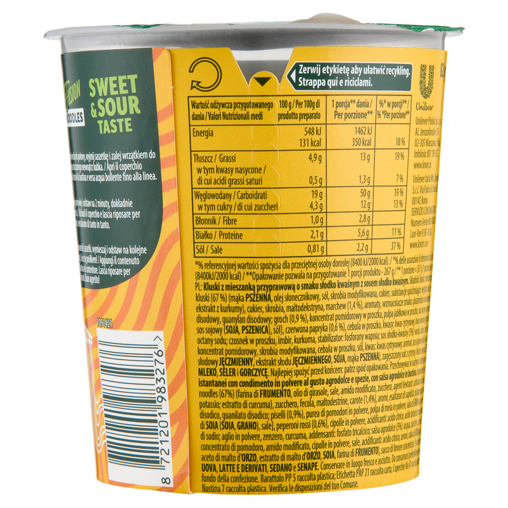 Noodles Sweet & Sour Knorr - Foto 3