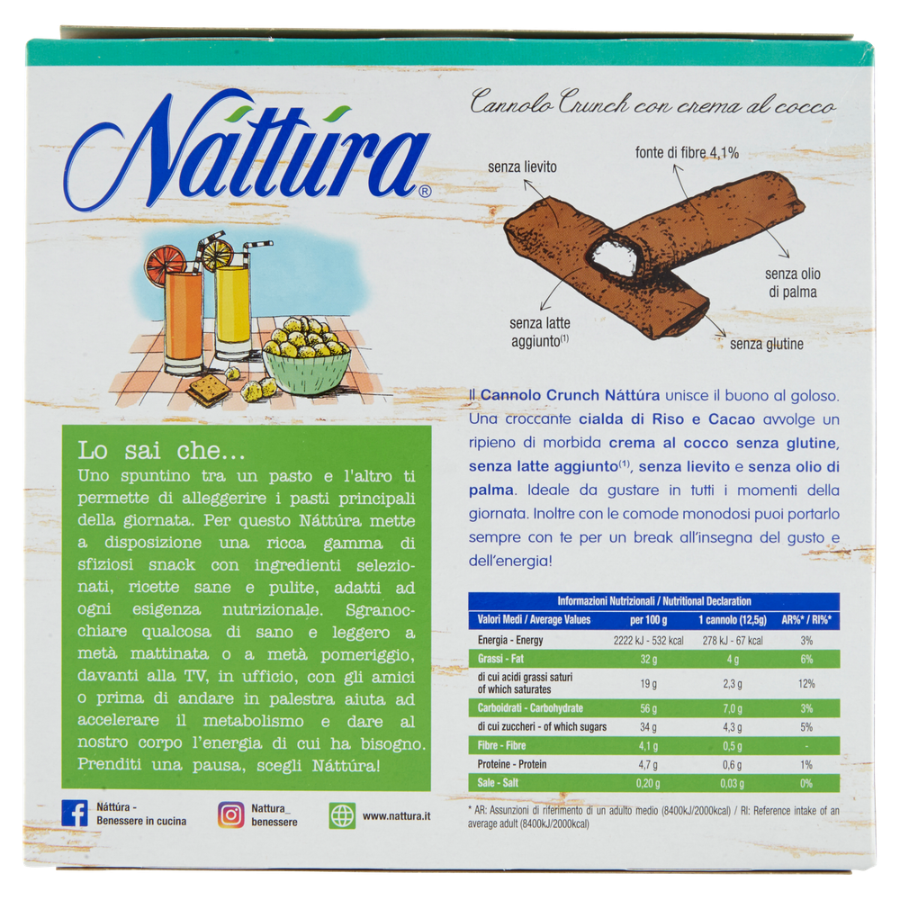 Nattura Cannolo Cocco Senza Glutine - Foto 3