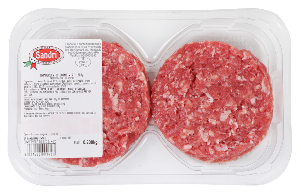 2 Hamburger Suino Salumificio Sandri - Foto 1