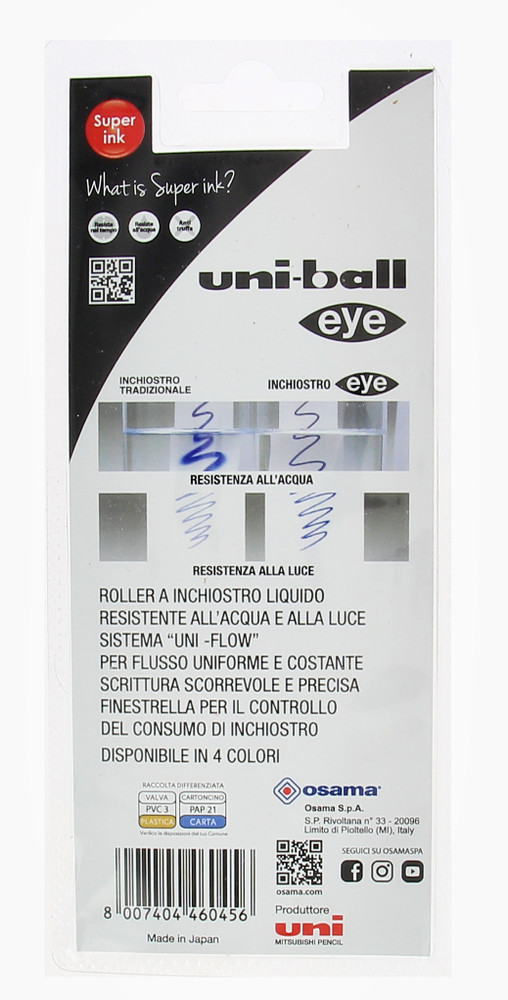 Penna Roller A Inchiostro Liquido Uniball Eye Osama - Foto 2