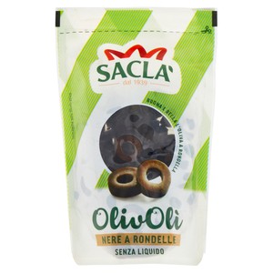 Olive Nere A Rondelle Olivoli' Senza Liquido Sacla' - Foto 1