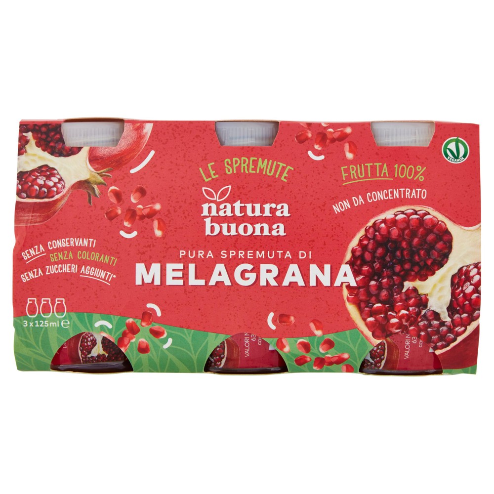 Spremuta Natura Buona Melograna 3 Da Ml.125 - Foto 1