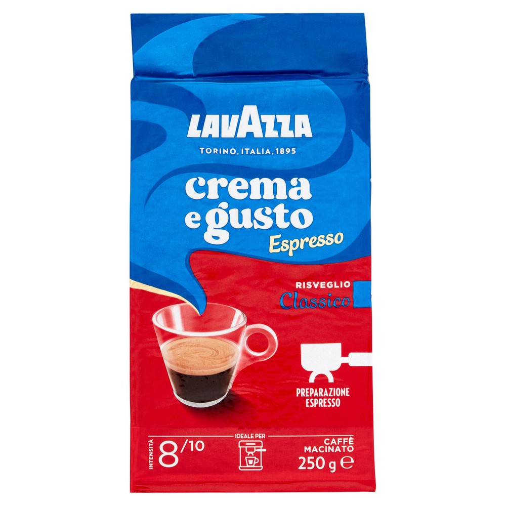 Caffè Macinato Crema E Gusto Espresso Classico Lavazza - Foto 1