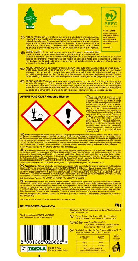 Profumazione Per Auto Muschio Bianco - Foto 3