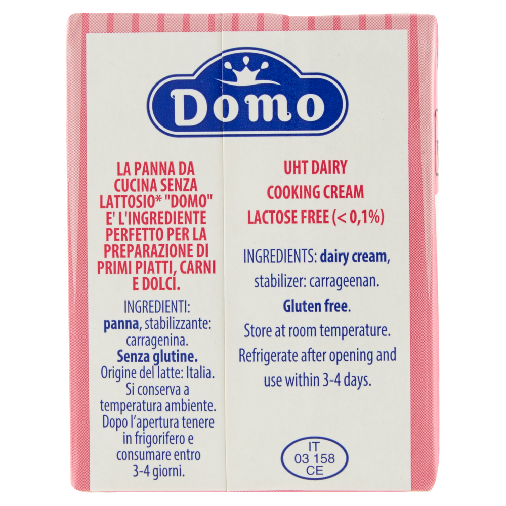 Panna Da Cucina Uht Domo Senza Lattosio - Foto 3