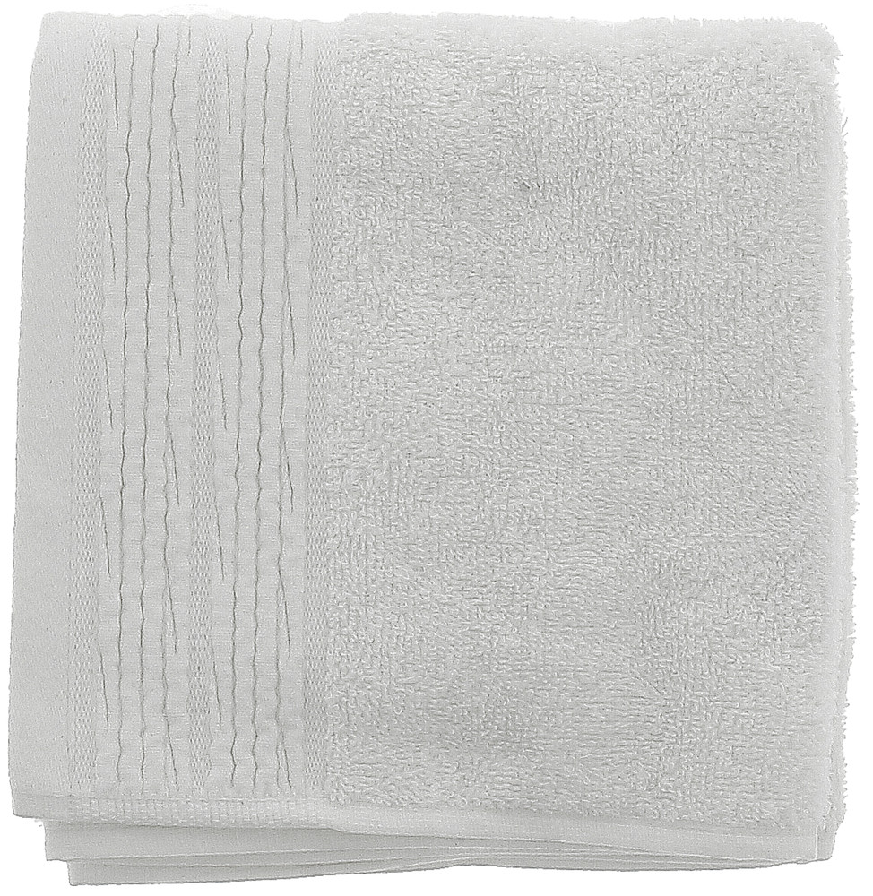 Ospite Spugna Cm40x60 Bordo A Rilievo Bianco Casa Premium - Foto 2