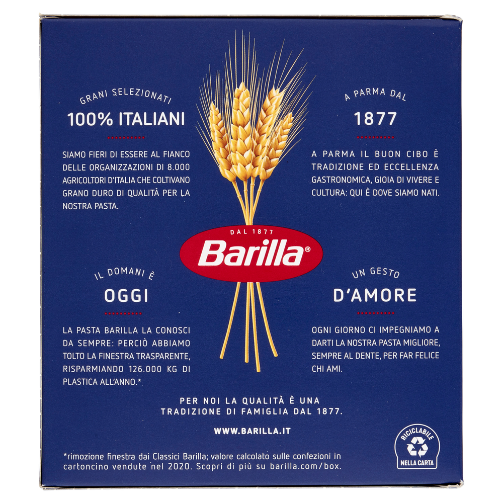 Pasta Ditaloni Rigati N.49 100% Grano Italiano Barilla - Foto 3