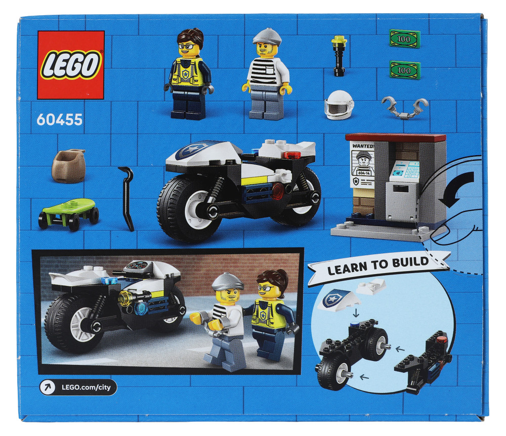 Inseguimento Della Moto Della Polizia Lego City - Foto 3