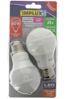 2 Lampadine A Led A Goccia 60we27 Luce Fredda Implux 2 Lampadine A Led A Goccia 60we27 Luce Fredda Implux