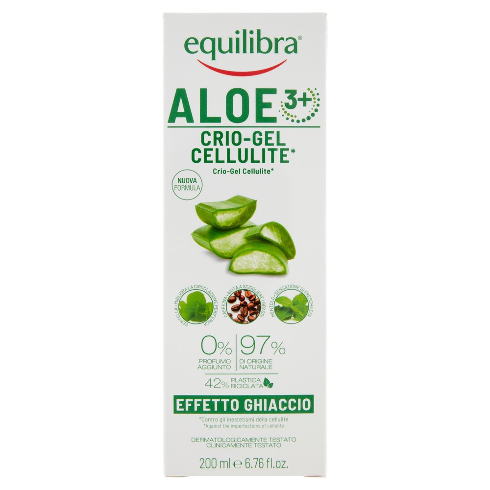 Crema Corpo Crio Gel Aloe Anticellulite Equilibra - Foto 1