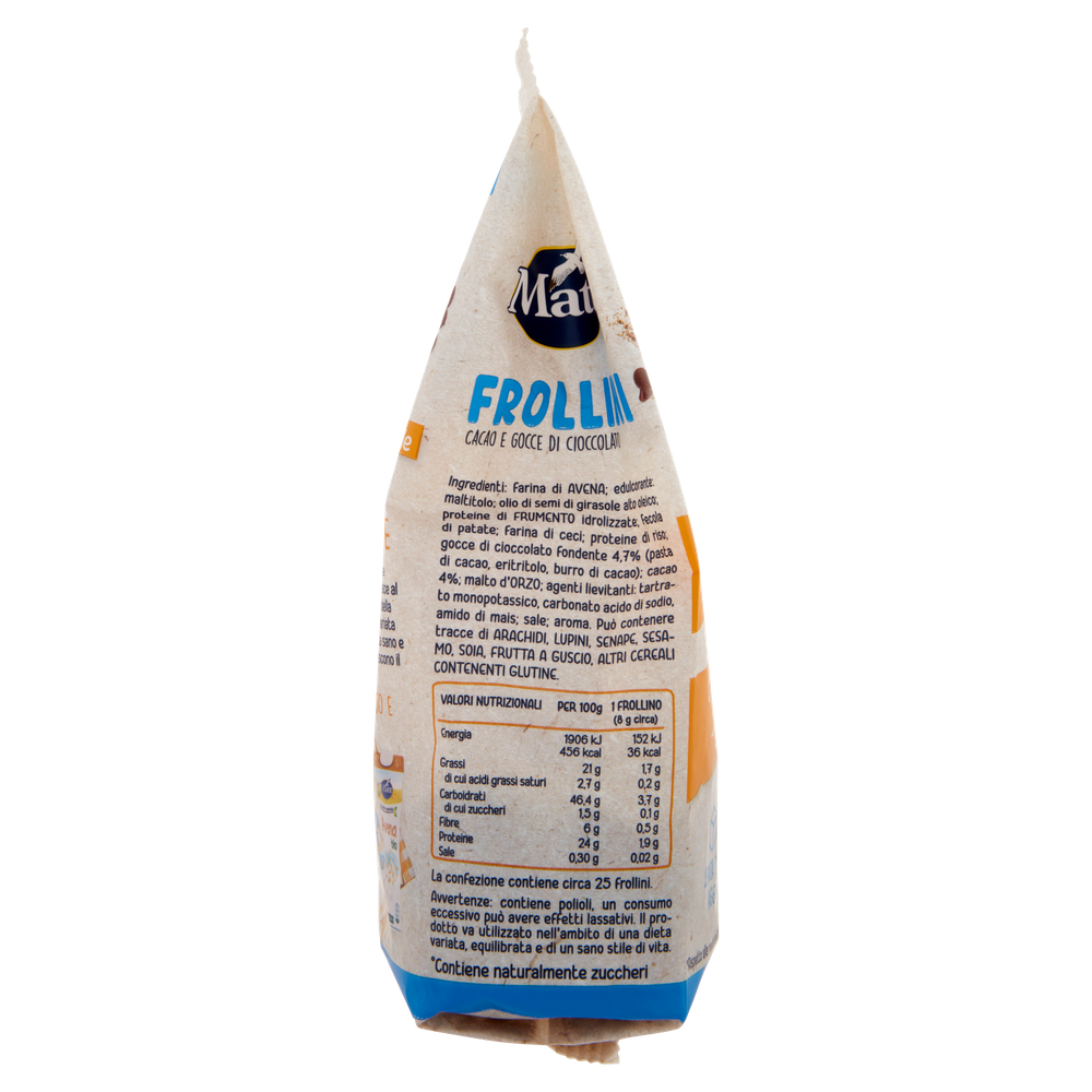 Frollini Cacao E Gocce Di Cioccolato Matt Nutrition - Foto 2