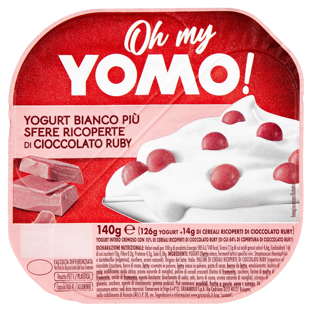 Oh My Yomo Bi Comp Bianco E Palline Ruby