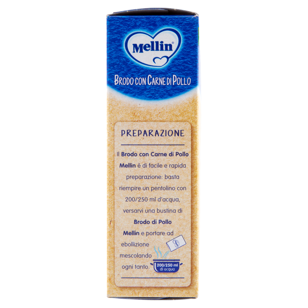 Brodo Di Pollo 10 Bustine Da 80g Mellin - Foto 2