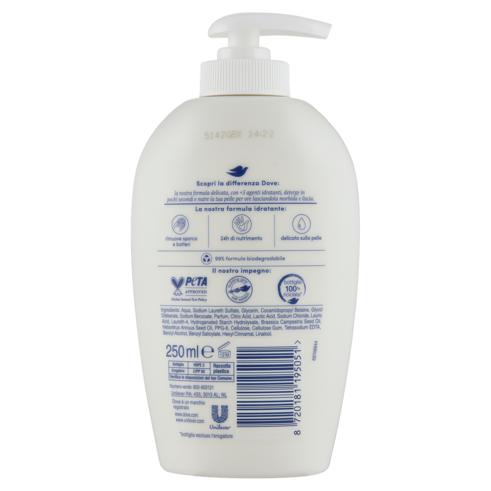 Sapone Liquido Nutrimento E Protezione Con Antibatterico Dove - Foto 3