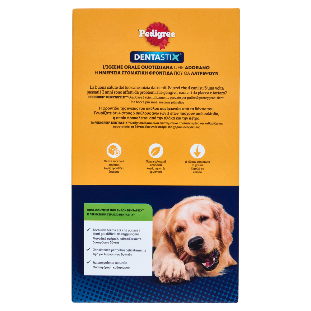 Pedigree Dentastix Snack Igiene Orale Per Cani Grandi, 21x38.5g - Foto 3