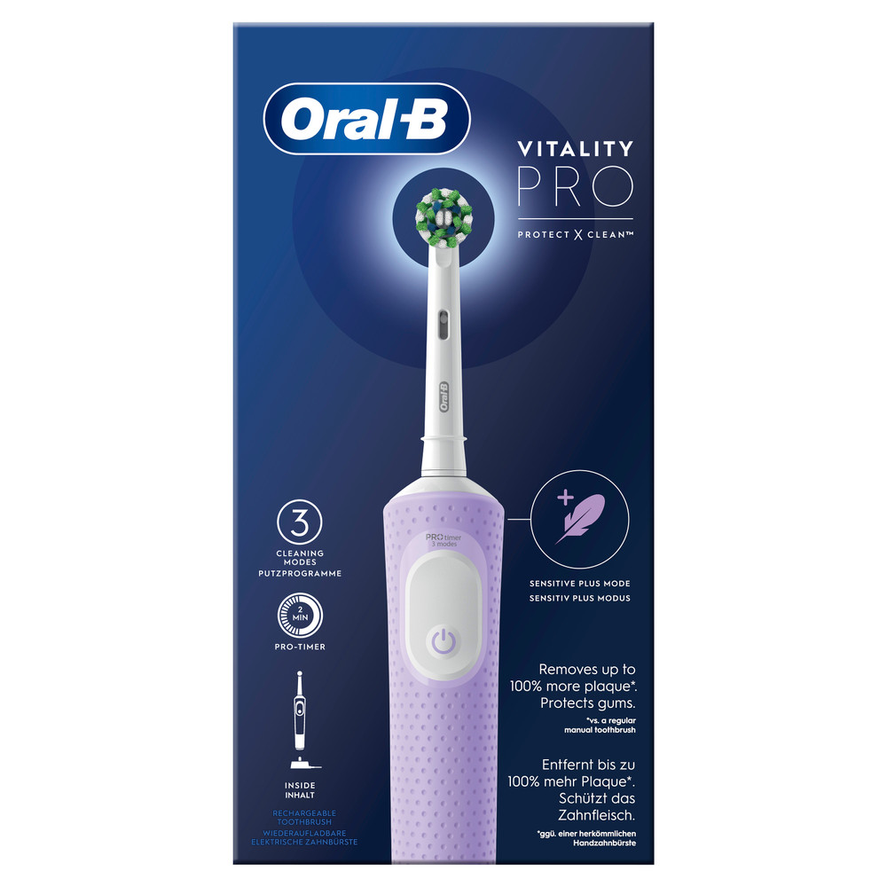 Spazzolino Elettrico Vitality Pro Lilla Oral-B - Foto 1