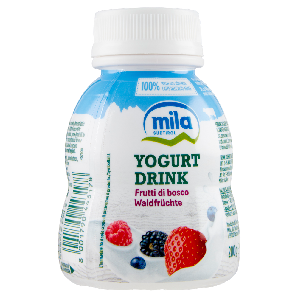 Yogurt Da Bere Frutti Di Bosco Mila