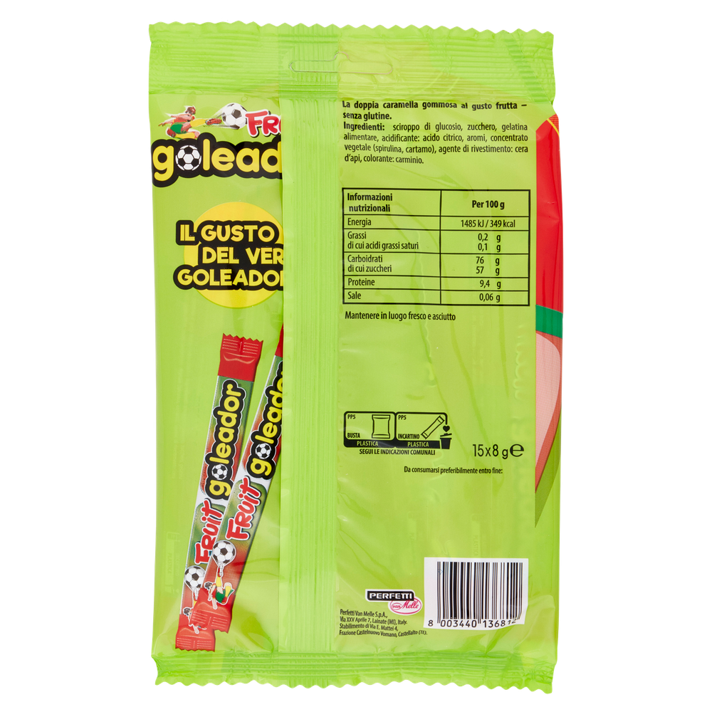 Caramelle Gommose Goleador Fruit 15x8g Goleador - Foto 3