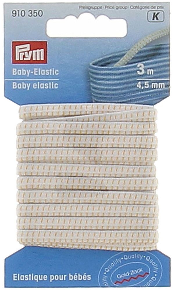 Elastico Baby Bianco Mm.4,5 X Mt.3 Prym - Foto 1