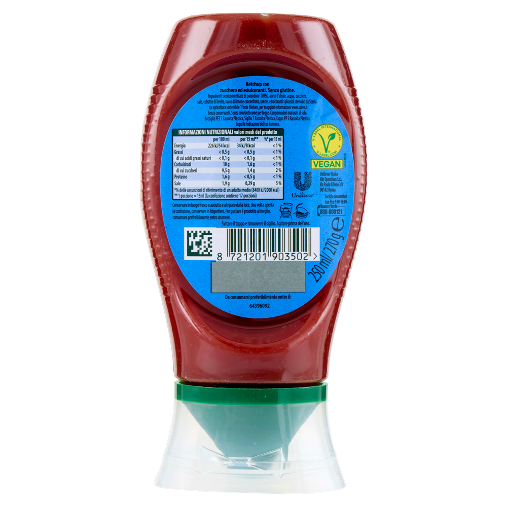 Ketchup Light Top Down 250 Ml Calvé - Foto 3
