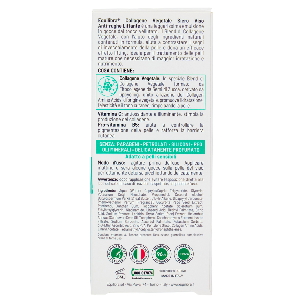 Siero Viso Collagene Equilibra - Foto 3