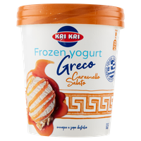 Gelato Yogurt Greco Al Caramello Salato Kri Kri