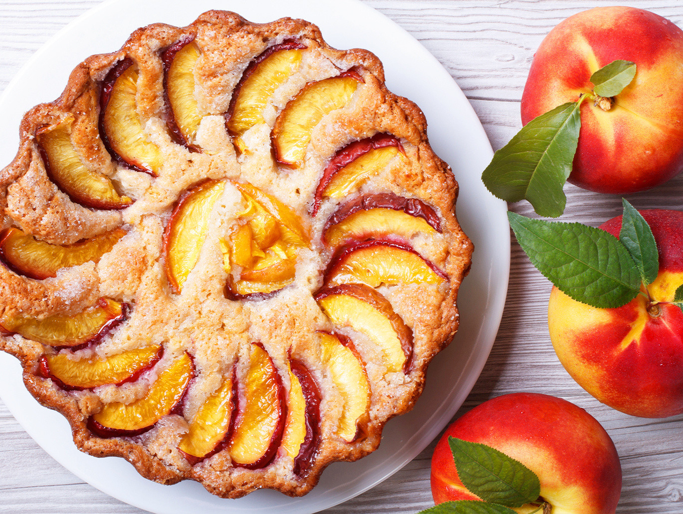 La ricetta della torta di pesche