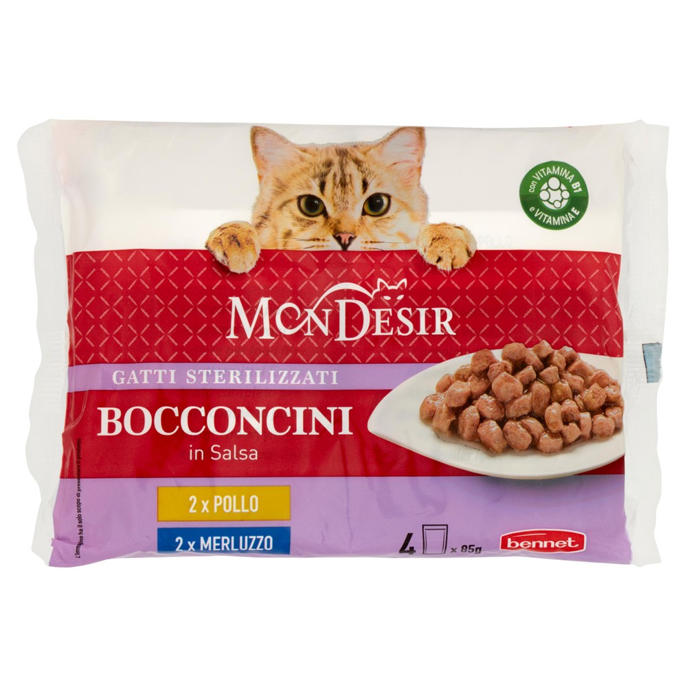Bocconcini In Salsa Per Gatti Sterilizzati Mon Desir Bennet - Foto 1