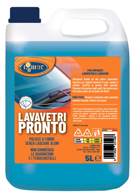 Liquido Lavavetri Pronto 5l Lubex