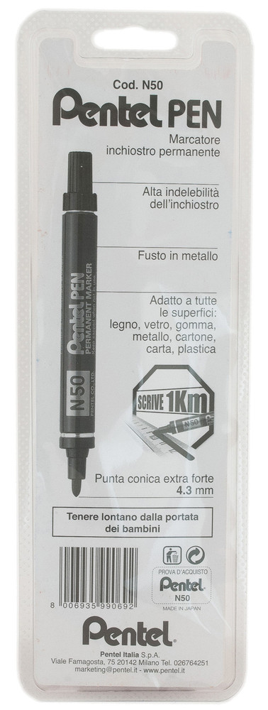 Marcatore Professionale Permanente N50 Pentel Rosso - Foto 2