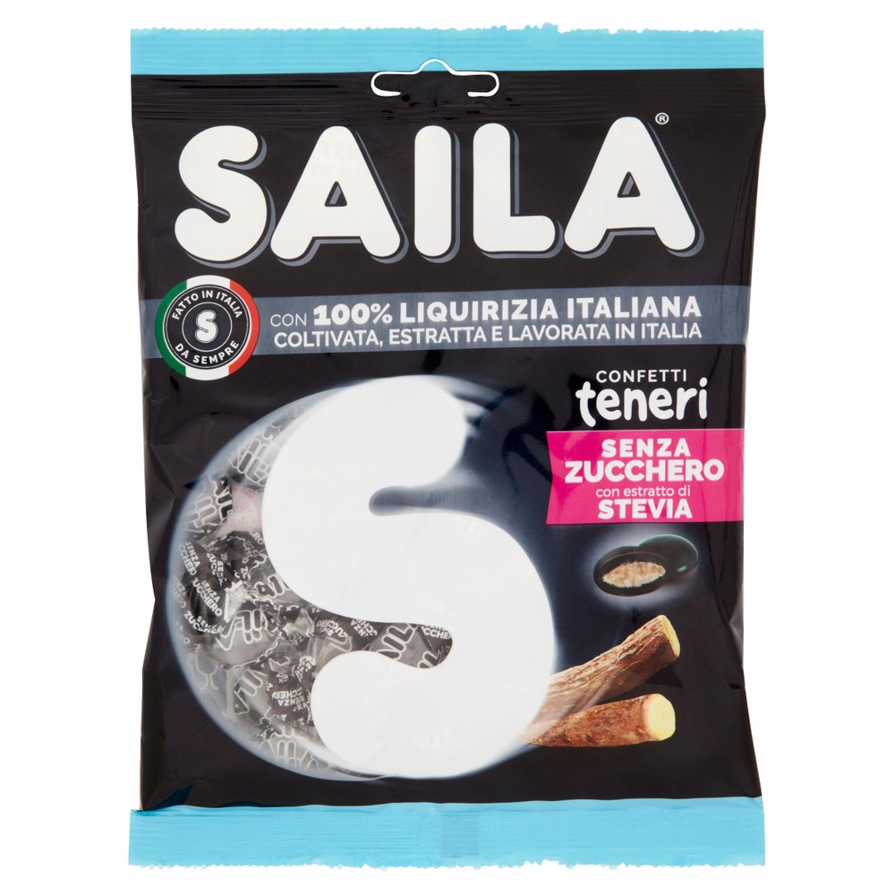 Caramelle Alla Liquirizia 100% Italiana Senza Zucchero Saila - Foto 1