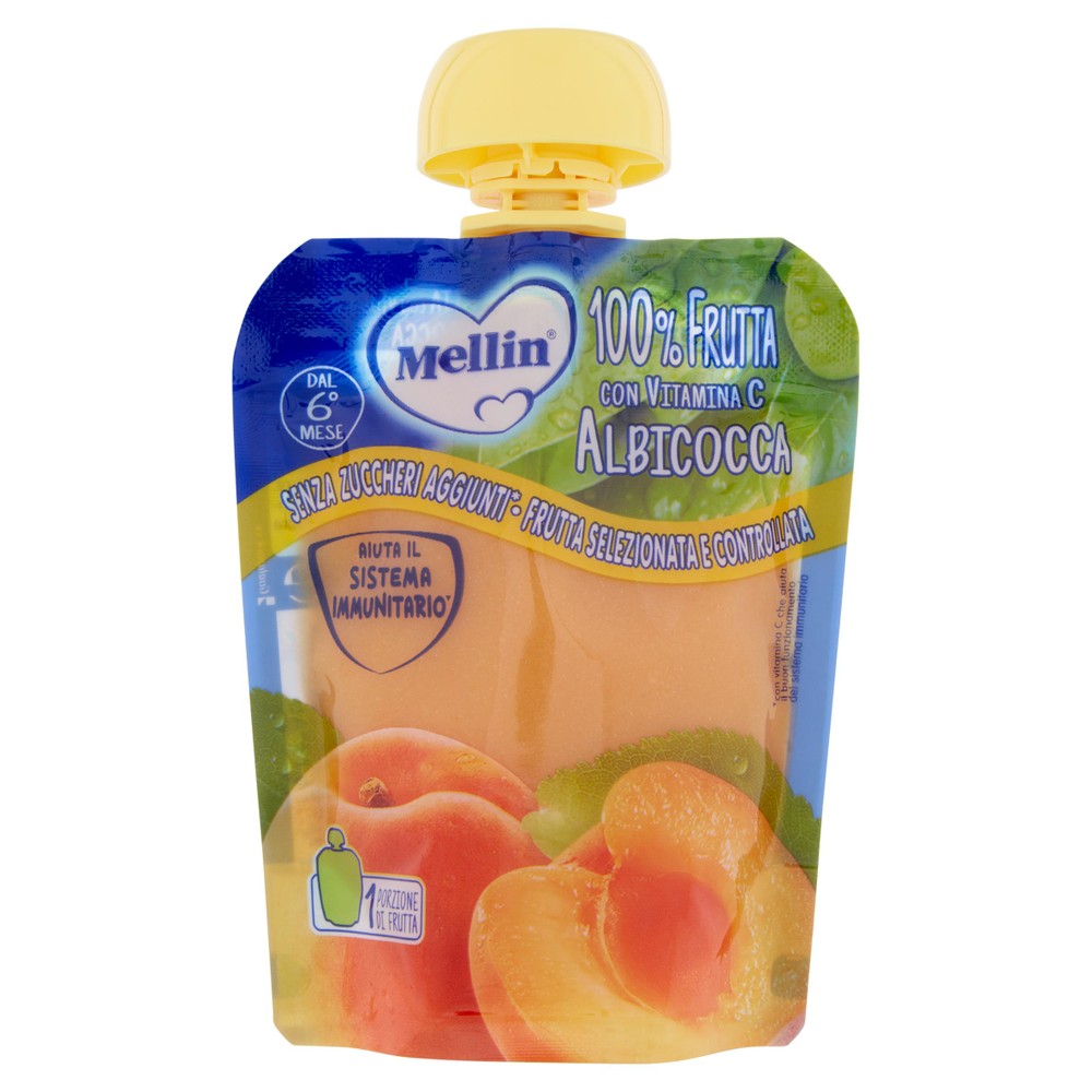 Pouch Dal 6° Mese Albicocca Con Vitamina C Mellin - Foto 1