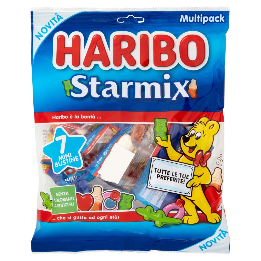 Caramelle Gommose Assortite Starmix 14x20g Mini Bustine Haribo - Foto 1