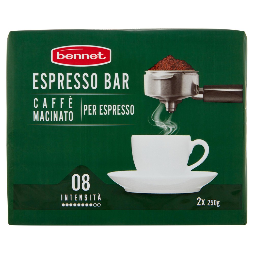 Caffe' Macinato Espresso Bar Bennet, Conf. 2 Da 250 Gr