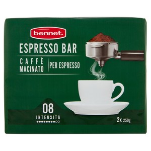 Caffè Macinato Espresso Bar Per Espresso 2x250g Bennet - Foto 1