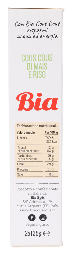 Couscous Mais E Riso Senza Glutine Bia - Foto 2