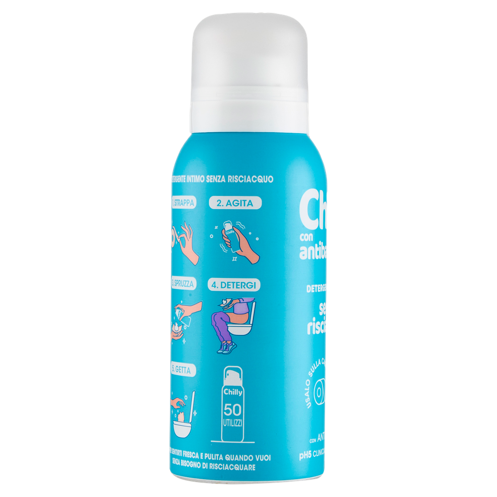Detergente Intimo Antibatterico Chilly No Rinse - Foto 2