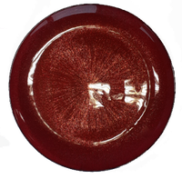 Piatto Rosso Glitter Cm.32 Piatto Rosso Glitter Cm.32