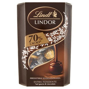 Praline Cioccolato Extra Fondente 70% Lindor Lindt - Foto 1