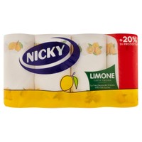 Carta Cucina Nicky Maxi Limone 2v Conf.Da 4 Rotoli