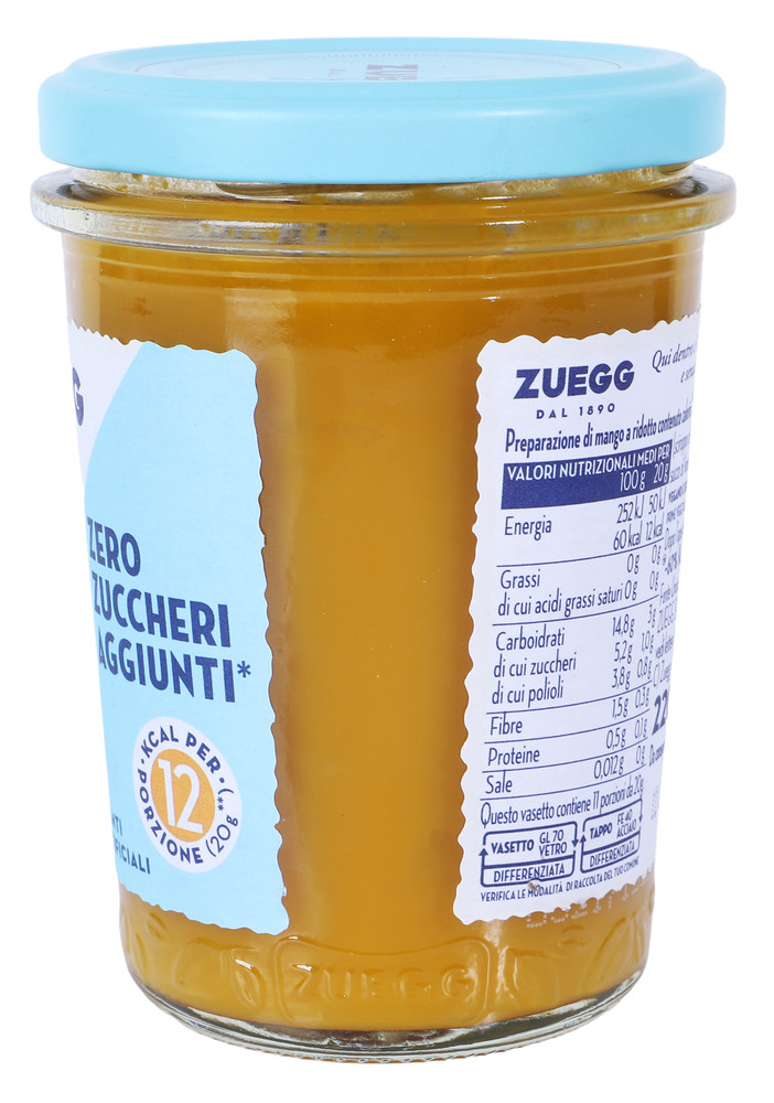 Preparazione Di Mango Zero Zuccheri Aggiunti Zuegg - Foto 2