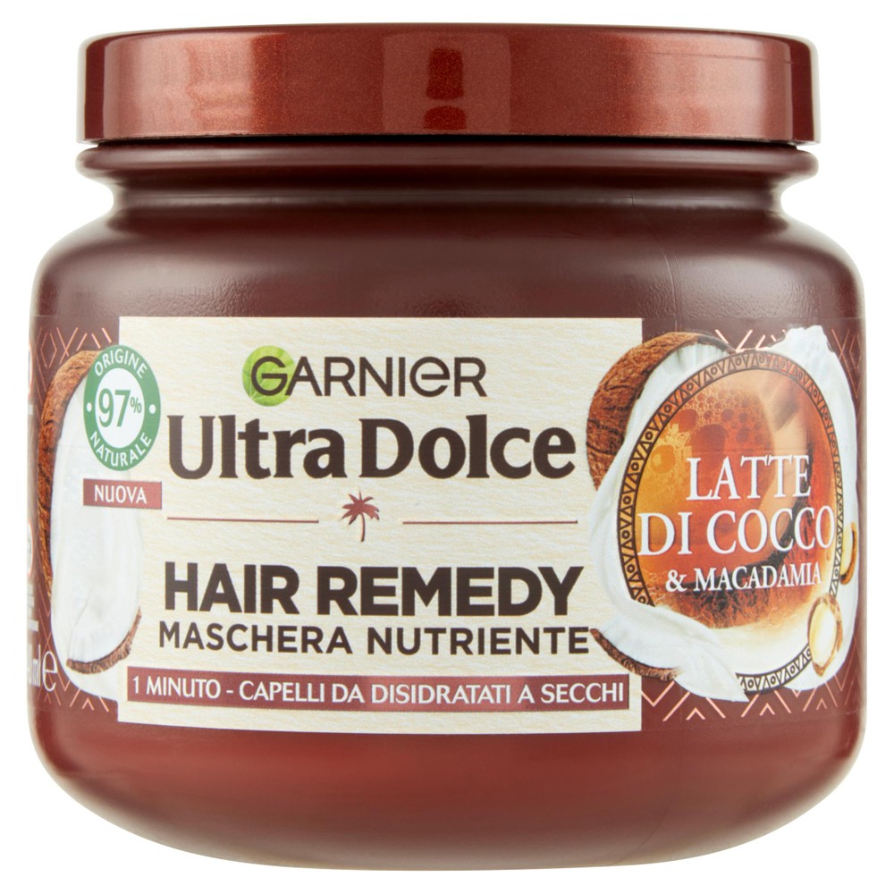 Maschera Capelli Nutriente Latte Di Cocco Ultradolce Garnier - Foto 1